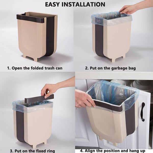 🔥ONLY $15.99 EACH - Wall Mounted Folding Garbage Bin