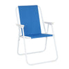 Folding Beach Chair, Heavy Duty Camp Chair for Adults Kids, Blue Lawn Chair Outdoor Portable Chair