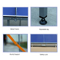 Table Tennis Table Set, 72x36x30 Inch Indoor Outdoor Ping Pong Table for Adults Kids, Foldable & Portable Table Tennis Table with Net, 2 Table Tennis Paddles and 3 Balls