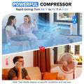 10000 BTU Smart Inverter Window Air Conditioner with WiFi App Control, 15 CEER High Efficiency AC Unit, Fast Cooling, Energy Saver, 4-Way Airflow, Sleep Mode, 24H Timer for Bedroom Apartment up to 45