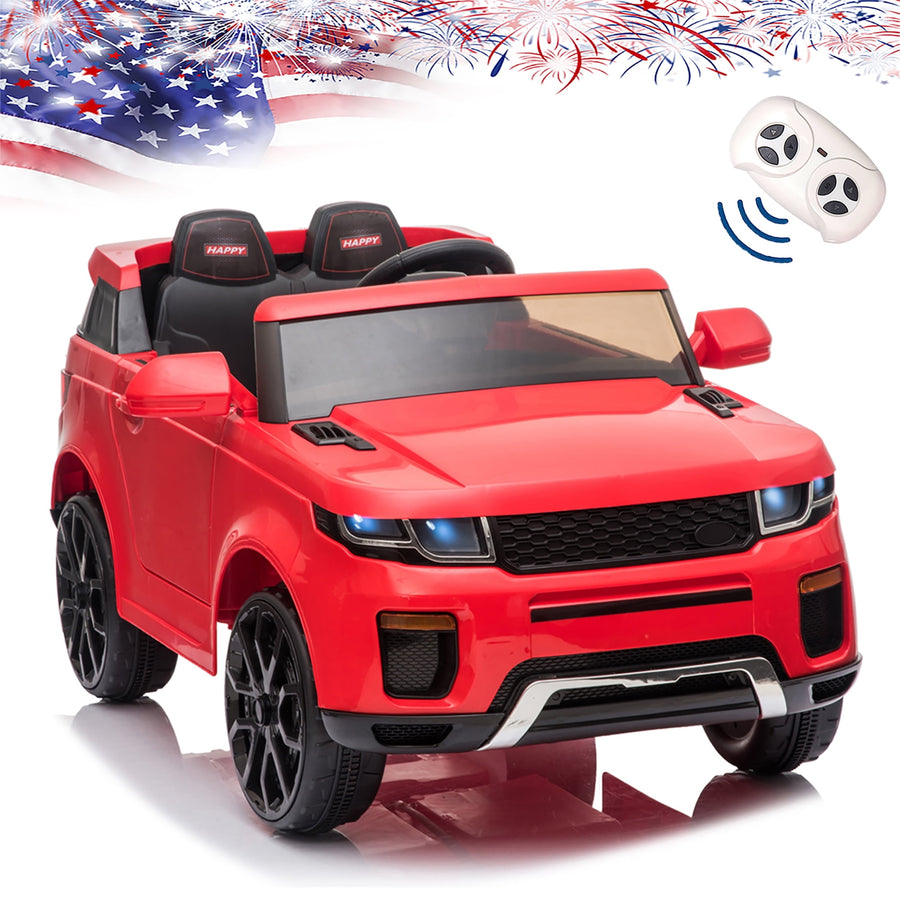 Ride On Toys for Kids - Seizeen Ride On Cars 12V Battery Powered, Electric Ride On Truck for Boys and Girls W/Remote Control, 3-Speed, MP3 Player, LED Headlights, for Age 3-7 Kids, Red