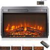 1400W Electric Fireplace Heater, Seizeen Insert Fireplace Heater for Inside TV Stand, with Log Set, Remote Control, Timer, 64¨H-82¨H Adjustable, Heat up to 400 Sq. Ft