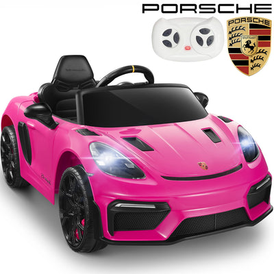 Seizeen Electric Ride on Car, 2024 Latest Ride on Toy w/Remote Control for Boys Girls, Wide Seat, Music Player, Cool Lights, Double Door