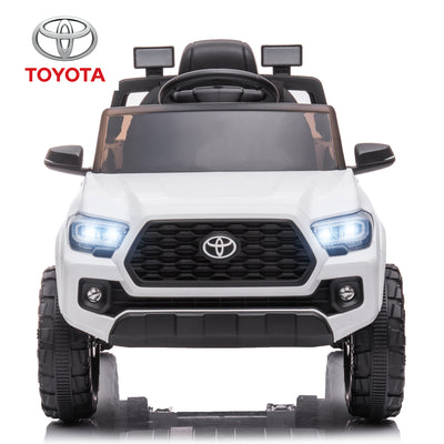 Licensed Toyota Tacoma Electric Ride on Vehicle for Kids, 12V Powered Ride on Car Toys with Remote Control, LED Lights, MP3 Player