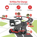 SEIZEEN Mobility Scooters for Seniors with Adjustable Seat, Rearview Mirrors, USB Charging Port,Powered Mobility Scooter for Adults,300W Motor,300 lbs Capacity, Red