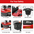 SEIZEEN Mobility Scooters for Seniors with Adjustable Seat, Rearview Mirrors, USB Charging Port,Powered Mobility Scooter for Adults,300W Motor,300 lbs Capacity, Red