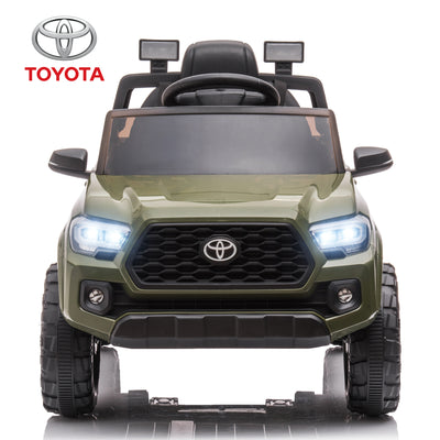 Licensed Toyota Tacoma Electric Ride on Vehicle for Kids, 12V Powered Ride on Car Toys with Remote Control, LED Lights, MP3 Player