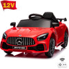 Seizeen 12V Kids Ride On Cars Battery Powered, Benz-GTR Ride on Toy w/ Remote Control, 3 Speeds, Music Player, Ride On Cars for Kids As Best Gift for Girls Boys, Red