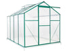 Seizeen Greenhouse for Outdoor, Large Walk in Greenhouse Kit, Heavy Duty Metal Green house w/ Window, Sliding Door for Backyard Garden Plants Accessories, 100 x 75 x 79’’