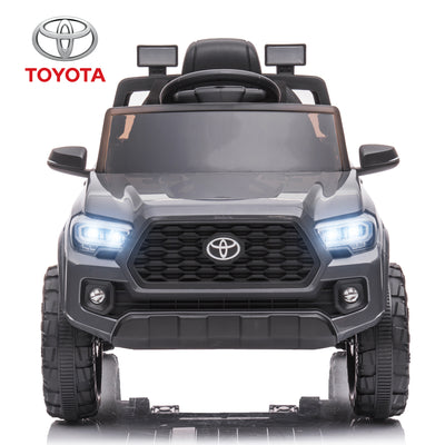 Licensed Toyota Tacoma Electric Ride on Vehicle for Kids, 12V Powered Ride on Car Toys with Remote Control, LED Lights, MP3 Player