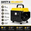 Portable Generator Gas Powered, Home Backup Generator Low Noise, 71CC Powerful Generator Portable w/Handle, 38.5lbs Light Weight Generator 2-stroke Engine