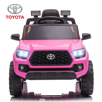 Licensed Toyota Tacoma Electric Ride on Vehicle for Kids, 12V Powered Ride on Car Toys with Remote Control, LED Lights, MP3 Player