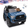 Seizeen 12V Kids Ride on Cars W/ Remote Control, Battery Powered Toyota Tacoma Ride on Toy as Best Gift for Girls Boys, Blue