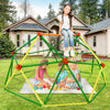 6FT Climbing Dome, Seizeen Colorful Climbing Toys High Strength for Kids, Indoor & Outdoor Geometric Jungle Gyms and Climbers for Age 3-12 Boys&Girls, Gripper, Stable Rhombus, Max Support 800LBS