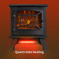 Seizeen 1400W Fireplace Heater for Inside, Portable Electric Space Heater with 2 Temperature Modes, Quick Temperature Settings for Small Space, Heating Air, Over-Heating Protection, 17''