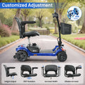 SEIZEEN Mobility Scooters for Seniors with Adjustable Seat, Rearview Mirrors, USB Charging Port,Powered Mobility Scooter for Adults,300W Motor,300 lbs Capacity,Blue