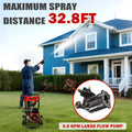 3500PSI 2.6 GPM Gas Pressure Washer, Seizeen High Water Pressure Power Washer with Aluminum Pump, 25ft Hose, for Cars/Fences/Driveways/Homes/Patios/Furniture