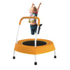 28IN Small Toddler Trampoline, Seizeen Kids Trampoline with Handle and No-Gap Cover, Indoor Outdoor Mini Trampoline as Gift for 1+Year Boys amd Girls