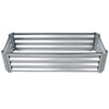 Seizeen Galvanized Planter Box, Square Metal Raised Garden Bed for Outdoor, 4 x 1.5 x 1Ft