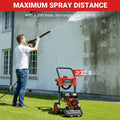 Seizeen 3600PSI Gas Powered Pressure Washer – 7HP Aluminum Pump, Built-In Foam Cannon, 4 Nozzles, 2.6GPM Flow Rate, 32.8FT Max Spray Distance