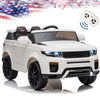 Ride On Toys for Kids - Seizeen Ride On Cars 12V Battery Powered, Electric Ride On Truck for Boys and Girls W/Remote Control, 3-Speed, MP3 Player, LED Headlights, for Age 3-7 Kids, White