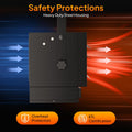 5000W Electric Garage Heater, 240V Powerful Space Heater for Inside Ceiling Mount Design, WiFi Smart Fan-Forced Heater with Remote Control, Digital Thermostat, Adjustable Angle