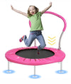 Seizeen 36'' Small Kids Trampoline, Toddler Trampoline Foldable Rebounder with Handle, Mini Trampoline for Indoor Outdoor, Gift for 3-7 Years Boys and Girls