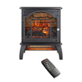 Fireplace Heaters for Inside, Seizeen 1500W Portable Space Heater, 18'' Electric Heater with Remote Control, 64F to 82F Temperatur Adjustable, Shutoff Safety Protection for Home Room