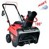 Snow Thrower Gas Powered, 21'' Single Stage Cordless Snow Blower 212cc, Walk-Behind Blower for Snow Lightweight, 8¡¯¡¯Rubber Auger, Adjustable Chute for 40FT Throwing Distance