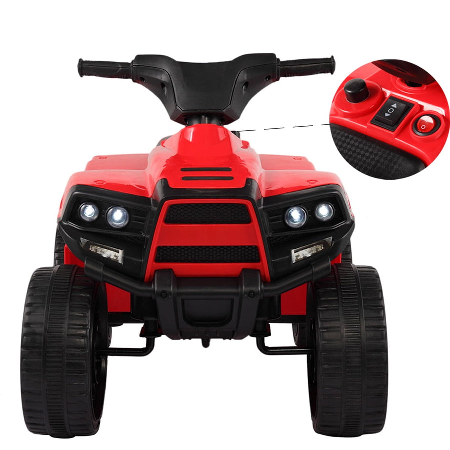 Seizeen 6V Kids 4 Wheeler, Ride On Toy Car Quad Bike, 3mph Safe Speed Kids ATV for Age 1-2.5 Boys/Girls, Red