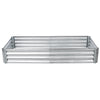 Seizeen Galvanized Planter Box, Square Metal Raised Garden Bed for Outdoor, 8 x 4 x 1Ft