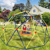 Kids Climbing Toys, Colorful Dome Climber High Strength for Outdoor, Geometric Climbing Dome Jungle Gym with Gripper, Stable Rhombus, Max Support 1000LBS, Age 3-12 Boys&Girls Indoor Play