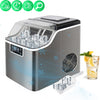 Ice Maker Countertop Use, Seizeen Multifunction Ice Maker Machines 13 Min-24 Cubes/24H-44LBS & 3 Ice Cube Sizes, 14in Stainless Steel Ice Makers for Commerce Home Office, Non-Nugget