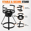 Outdoor Turkey Fryer Kit, 30QT Aluminum Deep Fryer and Seafood Boil Pot, 55,000 BTU Propane Burner with 32.3-Inch Iron Tripod Stand, Basket, Poultry Rack, Thermometer and Injector