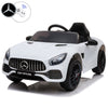 Seizeen Ride On Toys for Girls Boys, 12V Battery 4-Wheel Riding Truck Cars, Electric Ride On Benz GT W/ Remote Control for 2-6 Years Old Kids, 3 Speeds, MP3 Player, LED Lights, Seat Belt, White