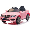 Ride On Toys for Girls & Boys, Seizeen 12V Battery 4-Wheel Riding Truck Cars, Electric Ride On Sports Car W/Remote Control for Age 3-6, 3 Speeds, MP3 Player, LED Lights, Pink