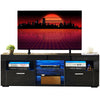 Modern TV Stand, Media Console Table for 55¡¯¡¯ TV, Wooden Entertainment Center with 16 Color LED Lights for Gaming Room Living Room