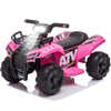 Seizeen 6V Kids 4 Wheeler, Ride On Toy Car Quad Bike, 3mph Safe Speed Kids ATV for Age 1.5-3 Boys/Girls, 4 Spring-Suspension Wheels, Camo Pink