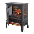 Fireplace Heaters for Inside, Seizeen 1500W Portable Space Heater, 18'' Electric Heater with Remote Control, 64F to 82F Temperatur Adjustable, Shutoff Safety Protection for Home Room