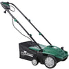 Seizeen 13-Inch Dethatcher & Scarifier, Powerful 12 Amp Electric Lawn Dethatcher Scarifier, 4-Position Height Adjustment, Detachable Blade, 3600rpm Motor, Large 31.7QT Removable Bag