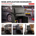 Tool Chest, 5-Drawer Rolling Tool Storage Cabinet with Detachable Top Tool Box, Universal Lockable Wheels