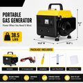 Portable Generator Gas Powered, Home Backup Generator Low Noise, 71CC Powerful Generator Portable w/Handle, 38.5lbs Light Weight Generator 2-stroke Engine