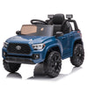 Electric Car Powered Ride-On with Remote Control 12V, Toyota Tacoma Ride on Toy, 3 Speeds, Music Player, Ride on Cars for Kids As Best Gift for Girls Boys, Blue