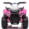 Kids Ride On ATV, 6V Electric Ride On Toy Car, 4 Wheeler for Kids Age 1.5-3, Rechargeable Battery Quad Bike for Boys/Girls, 4 Spring-Suspension Wheels, Camo Pink