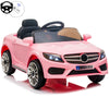 Ride On Toy Cars, 12V Battery Powered Ride On Sport Car for Kids, Girls & Boys Gift Electric Ride On for Age 3-6, Remote Control, LED Lights, MP3 Player, Pink