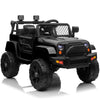 Ride on Toy 12V Electric Car Powered Ride-On with Remote Control, 3 Speeds, MP3 Player, Cool Ride on Truck Cars for Kids, Black