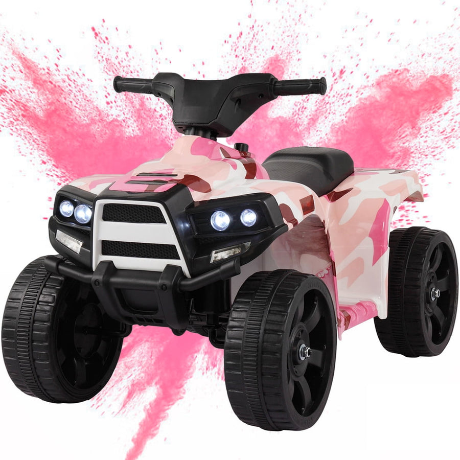 Seizeen 6V Kids 4 Wheeler, Ride On Toy Car Quad Bike, 3mph Safe Speed Kids ATV for Age 1-2.5 Boys/Girls, Pink