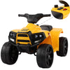 Seizeen 6V Kids 4 Wheeler, Ride On Toy Car Quad Bike, 3mph Safe Speed Kids ATV for Age 1-2.5 Boys/Girls, Yellow