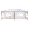 Seizeen Canopy Tent 20' x 10' for Outside Canopy Gazebo with Dressed Legs Party Wedding BBQ, Tent with 4 Detachable Sidewalls, White