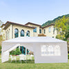 Seizeen Canopy Tent 20' x 10' for Outside Canopy Gazebo with Dressed Legs Party Wedding BBQ, Tent with 6 Detachable Sidewalls, White